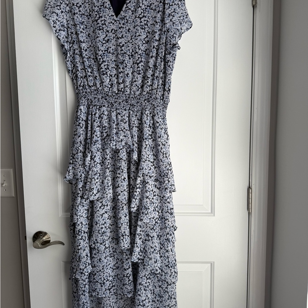 Chic High-Low Floral Women's Dress